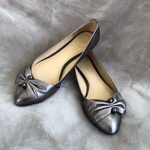 Clark’s Pewter Dress Flats - final price drop!